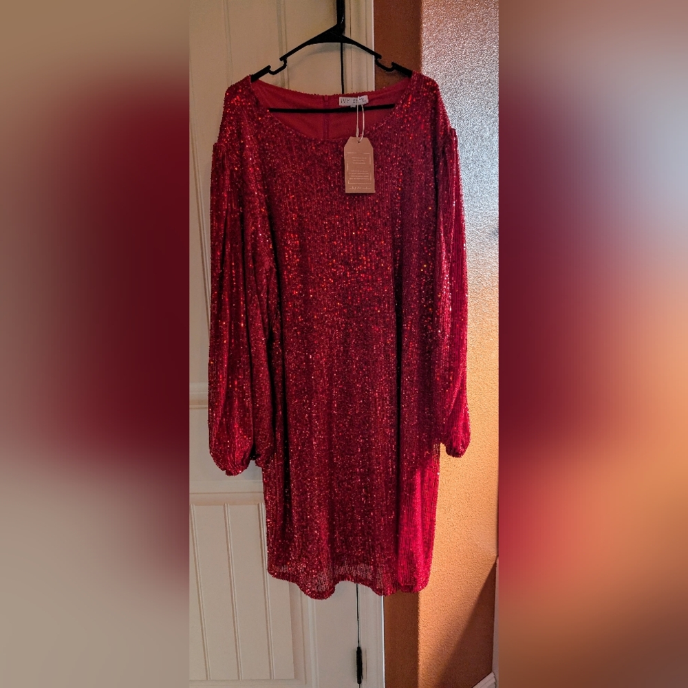 4x Ivy City Co Short Lady Dress in Red